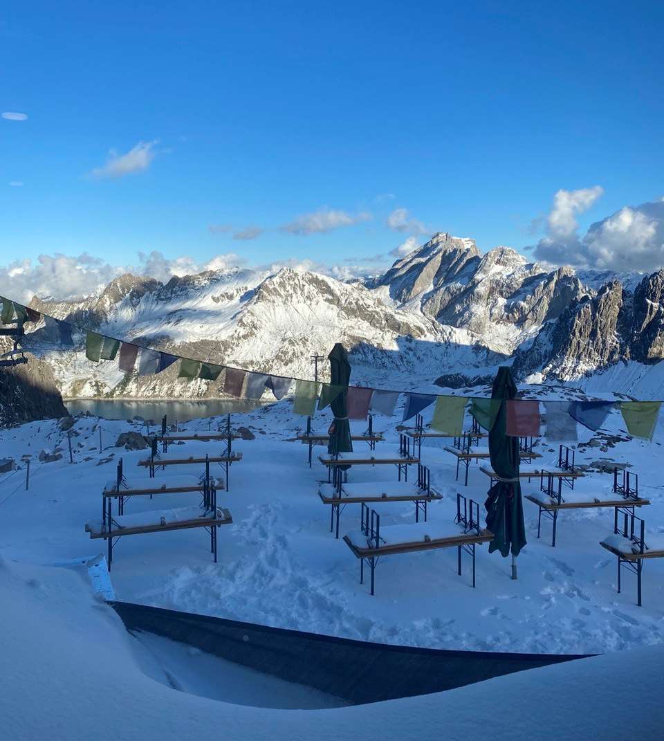 Totalphütte’nin penceresinden